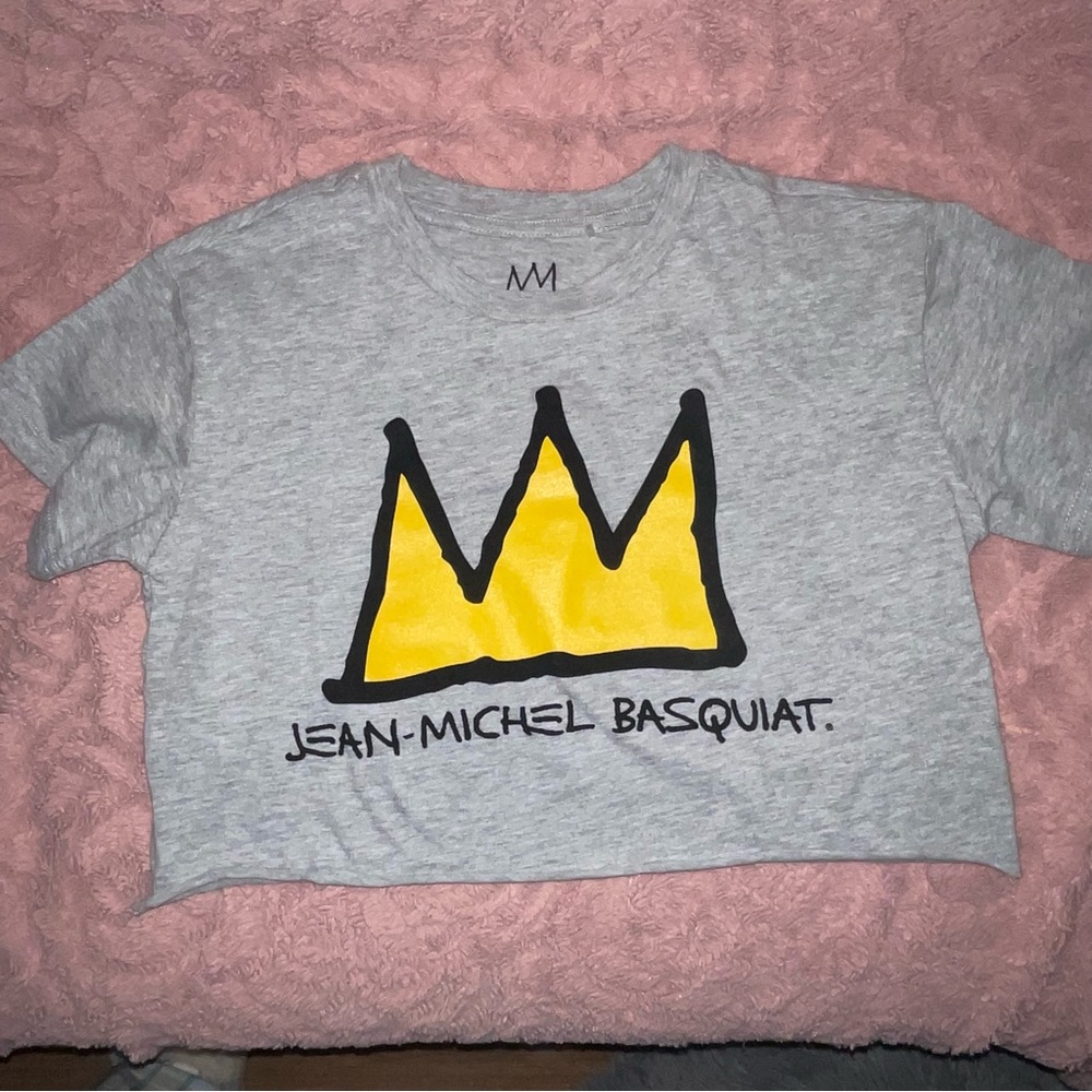 Jean-Michel Basquiat cropped top